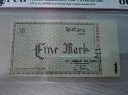 MARK/BANKNOTE/GHETTO/WW2/LITZMANNSTADT/POLAND/1940/GERMAN