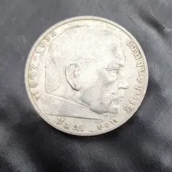 1939 F 2 MARK GERMAN WW2 SILVER COIN THIRD REICH REICHSMARK AU 🇩🇪💰