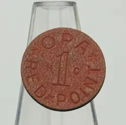 OPA RED POINT TOKEN H-C WAR RATION WW2 VINTAGE OLD COIN HC