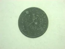 1940-G  GERMANY  10 REICHSPFENNIG COIN - WW2 NAZI ERA