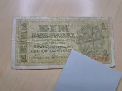  1 KARBOWANEZ BANKNOTE BILL WW2