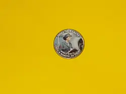 COLORIZED KENNEDY HALF DOLLAR - WORLD WAR 2 - BE A MARINE K461