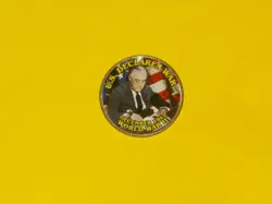 COLORIZED KENNEDY HALF DOLLAR - WORLD WAR 2 - US DECLARES WAR K288