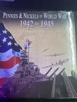 PENNIES AND NICKELS OF WW2 COLLECTORS SET. 