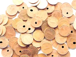 GERMAN LOT 100X 1 REICHSPFENNIG 1937- 1939 COPPER COINS SWASTIKA 3RD WW2 PFENNIG