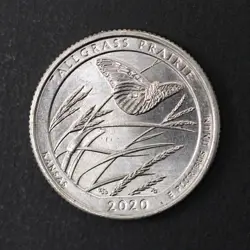 2020-W KANSAS TALLGRASS PRAIRIE V75 WW2 PRIVY QUARTER 2020 WEST POINT 25C