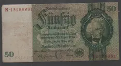 GERMAN WW2 MONEY (ORIGINAL BANK SEAL)