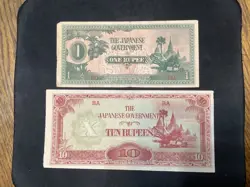 OCCUPATION BANKNOTE LOT.