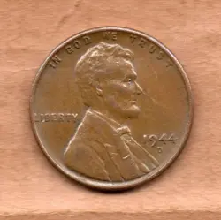 1944 D LINCOLN WHEAT CENT CIRCULATED WW2 ERA COIN