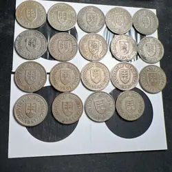 1941 SLOVAKIA 50 HALIEROV WW2 COIN (1 RANDOM COIN PER SALE) Z4993