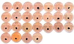 GERMAN 25X 1 REICHSPFENNIG 1936- 1940 SWASTIKA 3RD REICH WW2 COIN COLLECTION SET