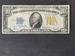 $10 AFRICA (U.S.) WW2 CURRENCY
