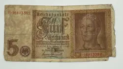 REICHSMARK 1942 CIRCULATED