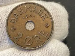 FAEROE ISLANDS 1941 COMPLETE (5 COINS) AU, CLEAN FIELDS, WW 2 COINS, SCARCE