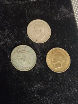 (3) 6 PENCE LOT 1939, 1942 1944 WW2 ERA