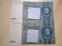 100 REICHSMARK REICHSBANKNOTE BERLIN GERMAN EMPIRE WW2 1935