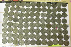 NINETY-SIX SILVER WW2 WARTIME JEFFERSON NICKELS