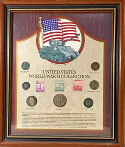 UNITED STATES WORLD WAR 2 COIN AND STAMP COLLECTION