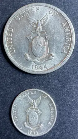 50 CENTAVOS 1944-D