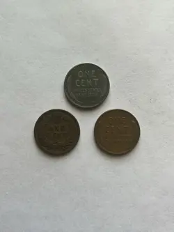 US COINS- INDIAN HEAD PENNY, WW2 STEEL CENT, LINCOLN WHEAT CENT