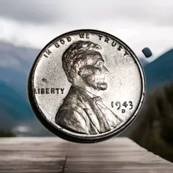 1943-D LINCOLN WHEAT CENT/ PENNY ☆☆THIS IS A WW2 STEEL WAR CENT 