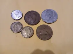 WW2 WARTIME COIN LOT, AUSTRALIA, ENGLAND, PESO AND SOMOLIA