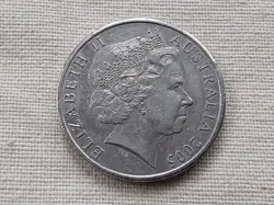 2005 AUSTRALIA 20 CENTS  WW2  'COMING HOME'