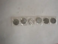 WORLD COINS - SPAIN 6 WW 2 ERA COINS