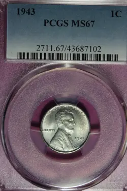 STEEL WHEAT CENT-SEE