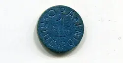 OPA BLUE POINT TOKEN C-C WAR RATION WW2 VINTAGE COIN
