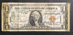 1935A $1 BROWN SEAL HAWAII EMERGENCY WWII SILVER CERT 