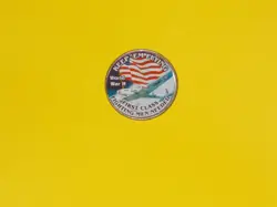 COLORIZED KENNEDY HALF DOLLAR - WORLD WAR 2 - KEEP 'EM FLYING K970