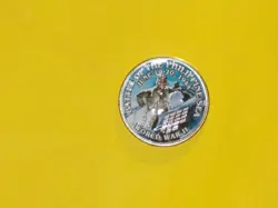 COLORIZED KENNEDY HALF DOLLAR - WORLD WAR 2 - BATTLE OF THE PHILIPPINE SEA K982