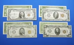 HAWAII WWII REPRODUCTION CURRENCY SET WW2 PAPER MONEY COPY