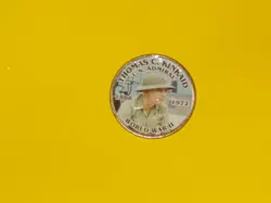 COLORIZED KENNEDY HALF DOLLAR - WORLD WAR 2 - THOMAS C KINKAID K213