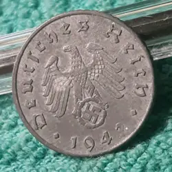 1942 GERMAN REICHSPFENNIG
