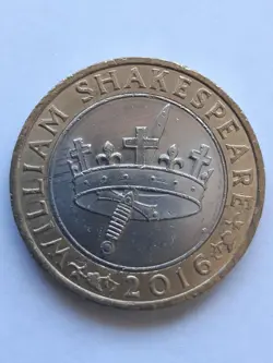 2 COINS RAF CAPTAIN COOK OLYMPICS COMMONWEALTH GAMES KING JAMES MARY ROSE BUNC