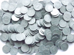 LOT GERMAN 100X 1 REICHSPFENNIG COINS 1940 - 1944 ZINC SWASTIKA 3RD WW2 PFENNIG