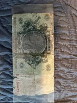 GERMANY 50 MARK BANKNOTE 1933 GERMAN CURRENCY WWII BERLIN WW2 PAPER MONEY