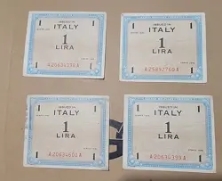 OCCUPATION ITALY BANKNOTES