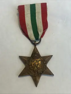 GREAT BRITAIN UK WW2 MILITARY SERVICE MEDAL ITALY STAR