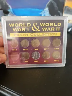 WW1 & WW2 PENNY COLLECTION SEALED