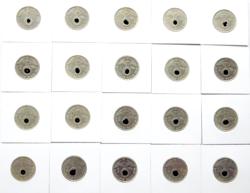 GERMAN 20X 2 REICHSMARK 1936 - 1939 SWASTIKA SILVER 3RD WW2 COIN COLLECTION MARK