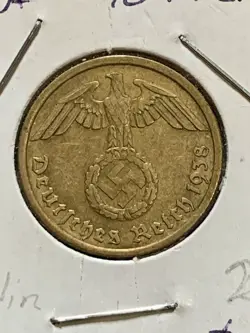 GERMAN COIN 1938