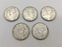 90% REICHSMARK COINS