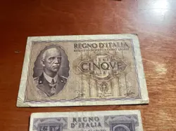 WW2 ITALIAN BANKNOTES