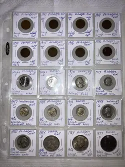 LOT OF 20-INSTANT COIN COLLECTION!.SILVER, WW2,OLD COPPER ETC