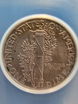 ANACS MS62 1942 MERCURY HEAD SILVER LIBERTY DIME  10C    WW2 ERA.