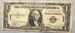 1935-A $1 SILVER CERTIFICATE WW2 HAWAII EMERGENCY ISSUE