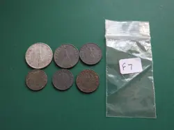 COINS, WW2 GERMAN , JOBLOT  (6)    REF F 7